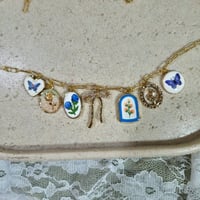 Image 2 of Lover Girl Blue Necklace | Multi-Charm