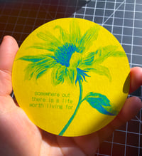 Image 2 of SOMEWHERE Floral Coaster