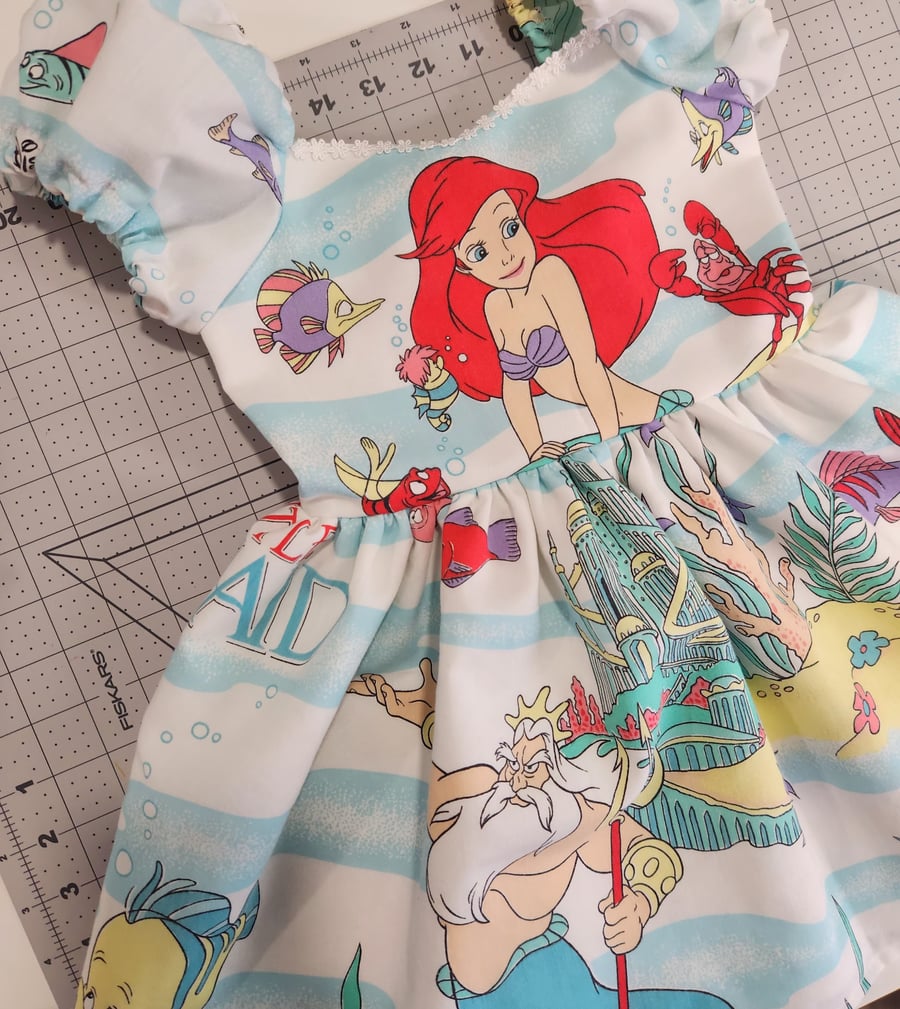 Image of Mermaid Puff sleeve dress