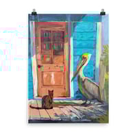 Image 3 of "Feathers and Fleas" Photo paper poster