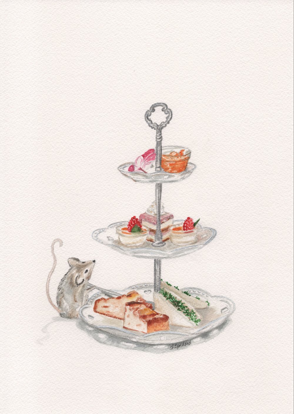 Image of Afternoon Tea Mouse Prints