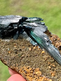 Image 18 of Vivianite & Ludlamite on Matrix Specimen |Brazil #2860