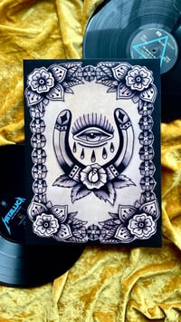 Good Luck Tattoo Flash Print