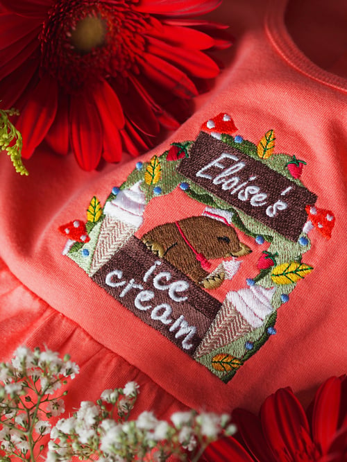 Image of Mole's Ice Cream Shack - Coral Dress 