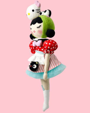 Image of Medium Art Doll Keroppi Inspired 