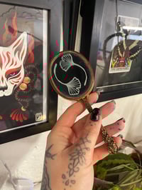 Image 2 of Ginkgo Antique Hand Mirror 