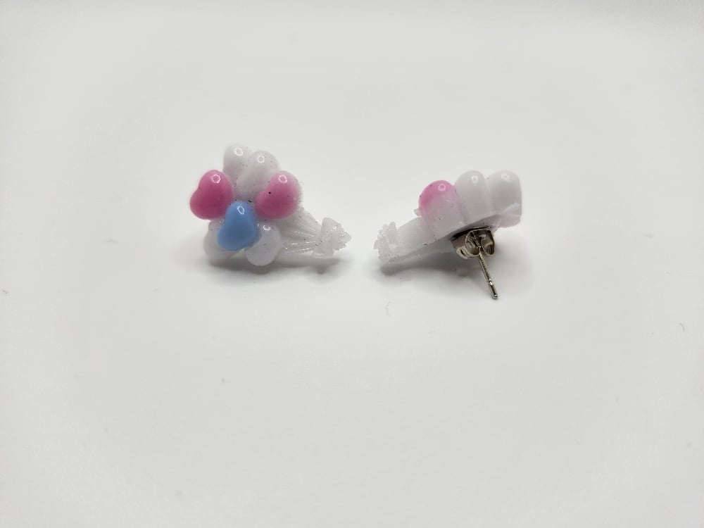 Image of Heart Balloon Earrings