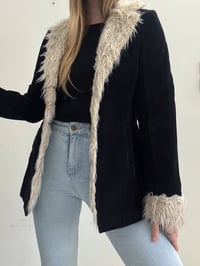 Image 3 of Vintage fur corduroy jacket // M 