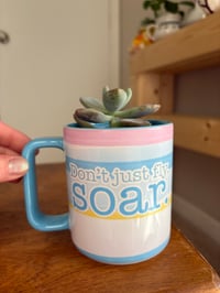 Image 3 of Ghost Plant in Dumbo 'Don't Just Fly, Soar' Mug
