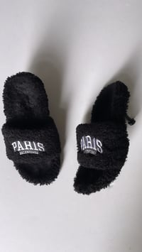 Image 2 of BALENCIAGA PARIS SHEARLING SANDAL