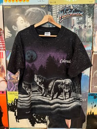 Image 1 of 90s Colorado Wolf All Over Print Tshirt 
