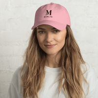 Image 5 of MamaFe Black Font Logo with Plant on Back Dad hat