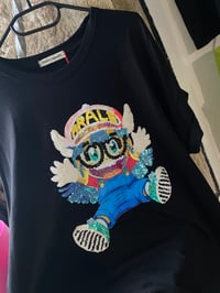 Image 2 of Camiseta ARALE bordada a man.Talla única SUPER OVERSIZE! Por encarga!