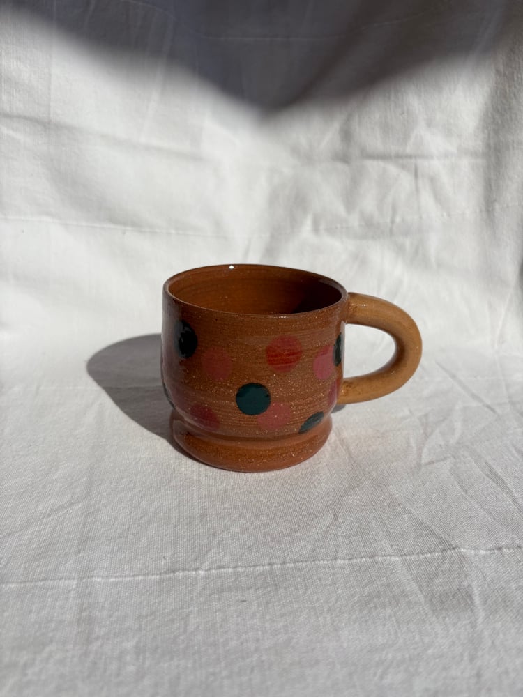 Image of mouse cup polka dots 1
