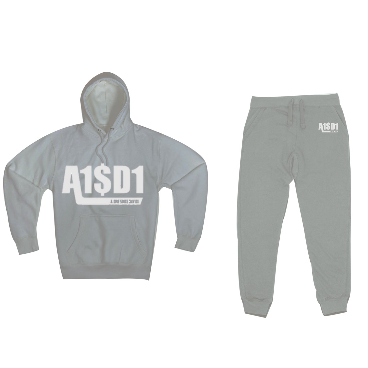 Image of A1$D1 JOGGERS ONLY (GREY X WHITE)