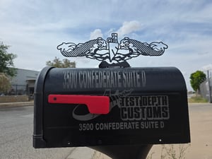 Image of MAIL BOX TOPPER SUBMARINE INSIGNIA