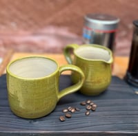 Image 1 of Olive speckle Mug and Jug 320ml