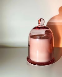 Image 1 of PINK CLOCHE CANDLE