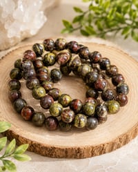 Image 1 of Dragon Blood Jasper 8mm Bracelet