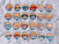 Genshin Boys Kindergarten Holo Stickers