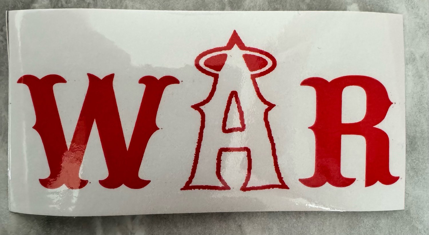 Image of WAR sticker 