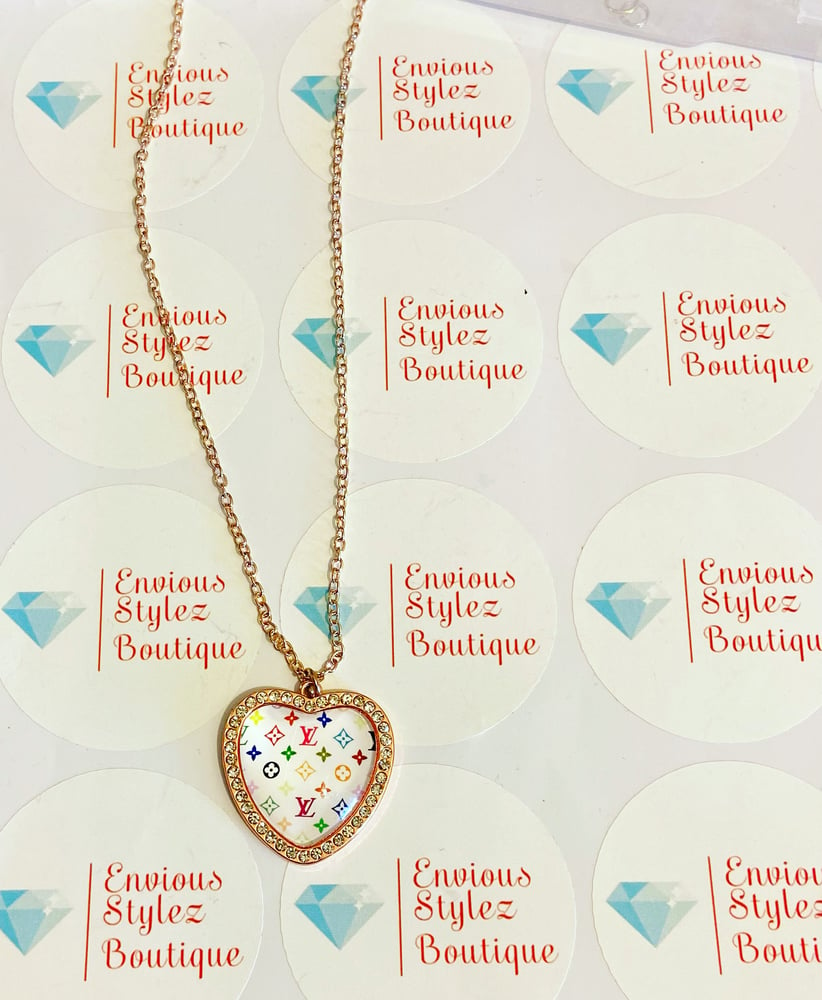 Image of Inspired louis vuitton necklace