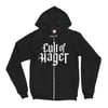 Cult Of Hager: White Logo - Zip-Up Hoodie