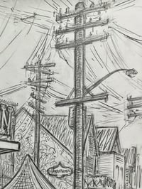 Image 2 of Kensington Market series - Pencil Drawing #14