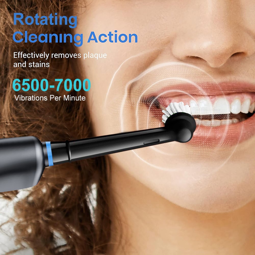 Image of Electric Toothbrush Rotary Rechargeable Electric Toothbrush for Adults Rotating Electric Toothbrushe