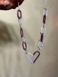 Image 4 of 17" Moonstone x Mauvelous + Sterling Silver Chain Necklace