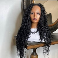 Image 2 of Serenity 13x4 Lace Front Wig | 30” Espresso Black Curls | Natural Density Blend