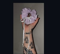 Image 1 of purple open tie collar 