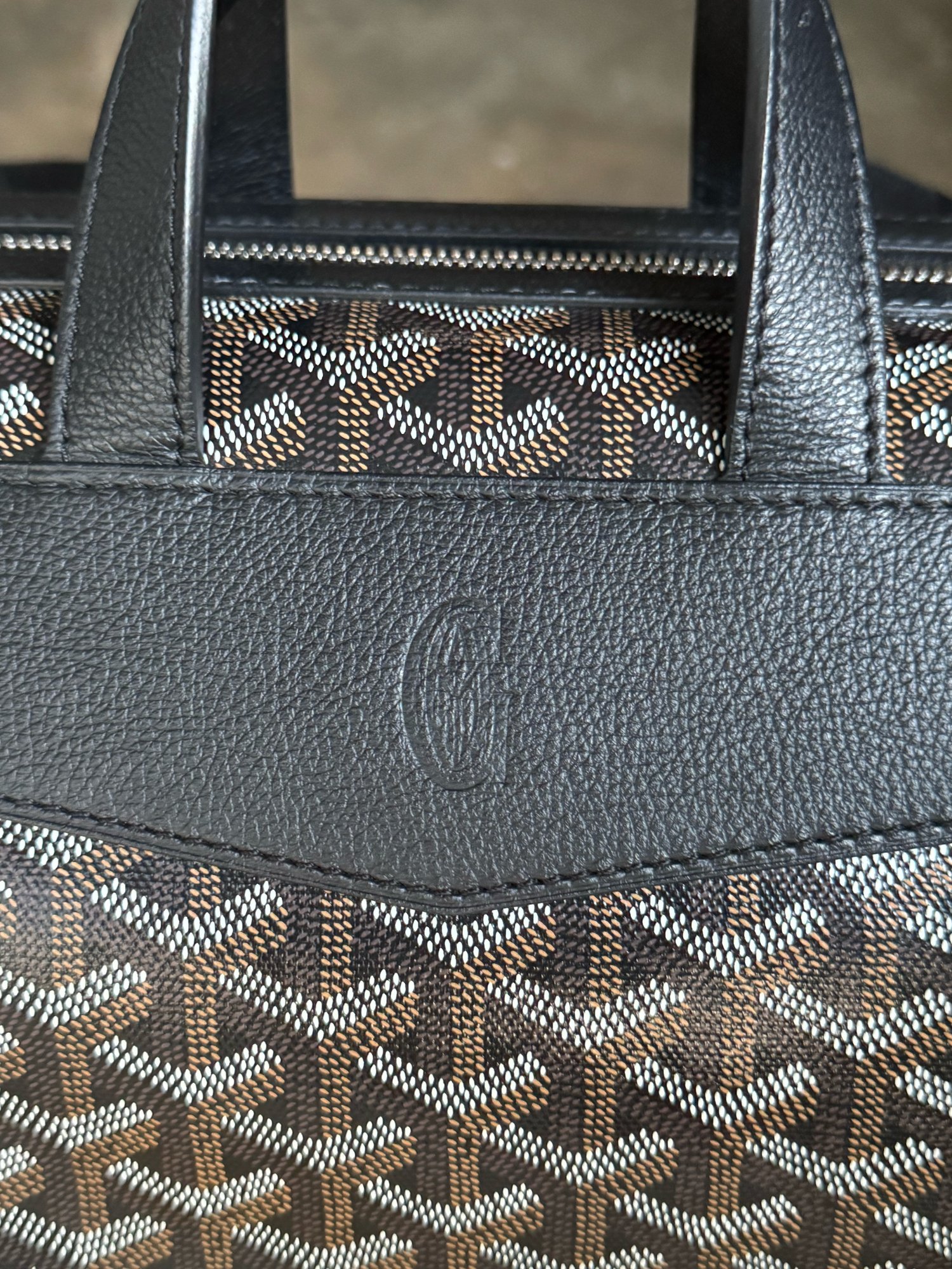 Image of Goyard Calfskin Cisalpin Backpack