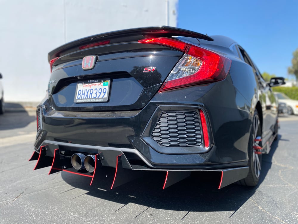 DownForceSolutions — 2016-2021 Honda Civic SI “v2” rear diffuser