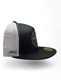 Image 3 of SKULL AND STARS MESH BACK TRUCKER