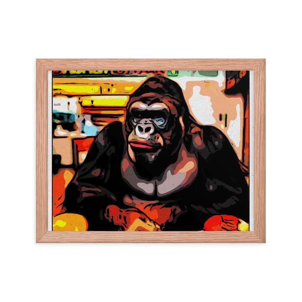 ZEN EXP - Hungry-Rilla Framed photo paper poster