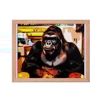 Image 19 of ZEN EXP - Hungry-Rilla Framed photo paper poster