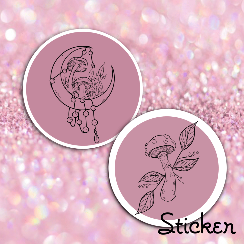 Image of Mushroom Stickers