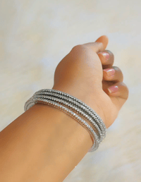 Image 2 of 4 Set American Diamond Bangles 