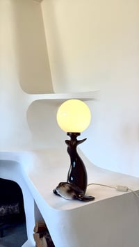 Image 3 of Lampe en céramique otarie 