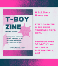 Image 1 of T-Boy Zine (PREORDER)