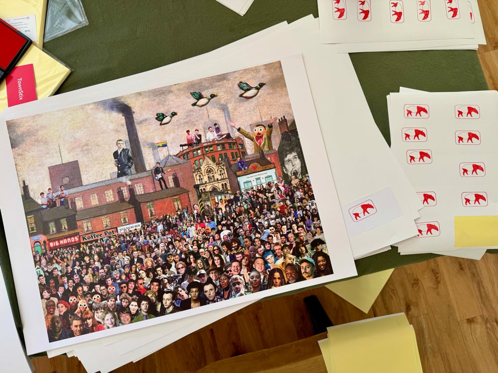 Image of Oh Blimey! It’s Frank's Mancs - A2 Poster