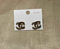 Image 2 of CC letter studs