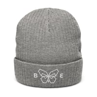 Image 2 of Recycled cuffed BttrFly beanie copy