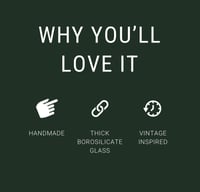 Image 3 of Highball Glass Hand Pipe 