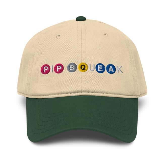 Pipsqueak NYC (Pink P Subway) Garment washed baseball cap
