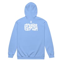 Image 1 of Unisex MDM Escapism Twisted heavy blend zip hoodie
