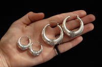 Image 3 of Ethnic Silver Hoops
