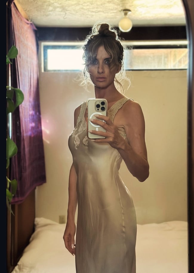 1920s 30s silk and lace slip dress gown lingerie