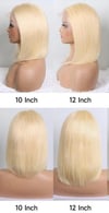  13x4 lace Frontal 613 Bob Wigs 